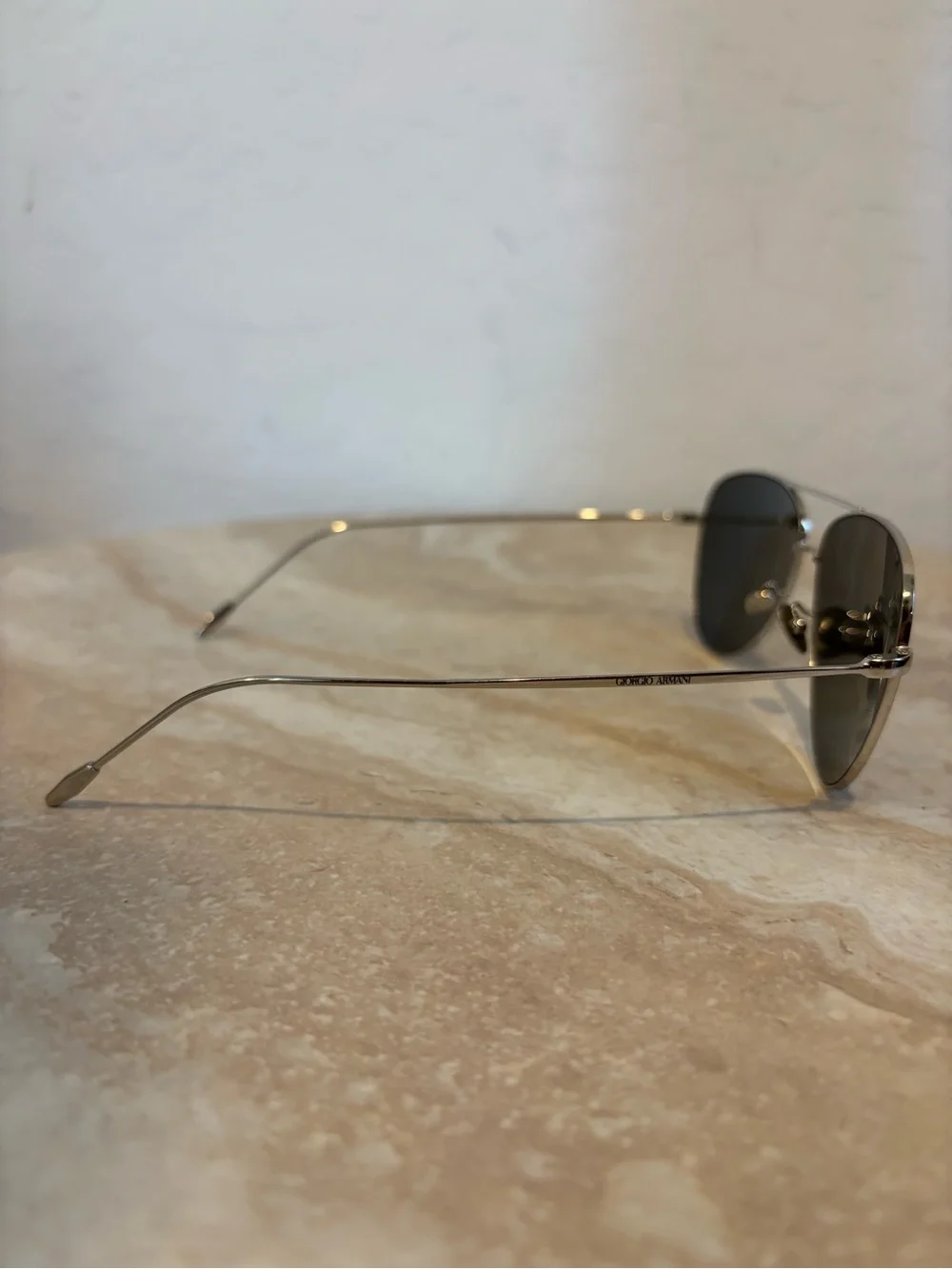 Giorgio Armani AR6049 Classic Mirrored Mens Aviator Sunglasses